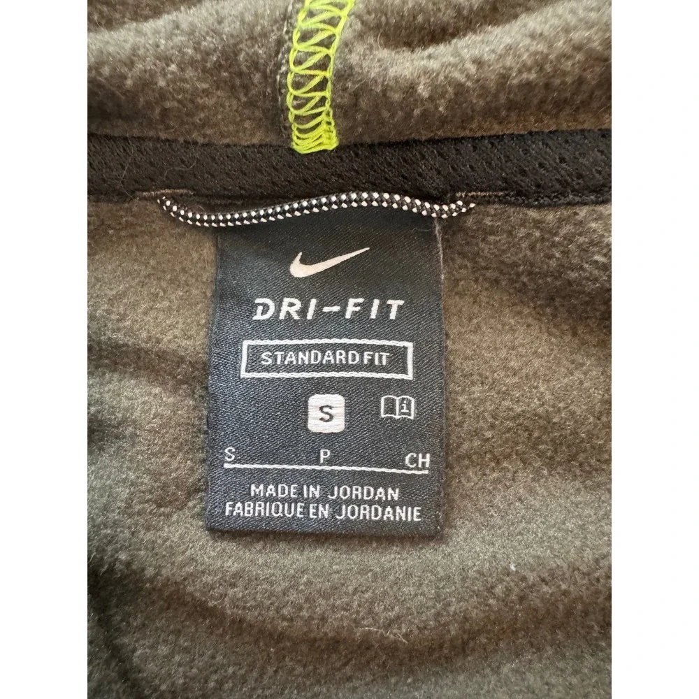 Nike Dri-FIT Full Zip Hoodie‎ Jacket Athletic Activewear Green Small